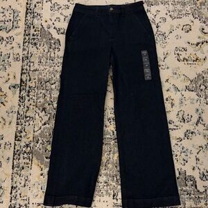 LOFT Dark Denim Trousers